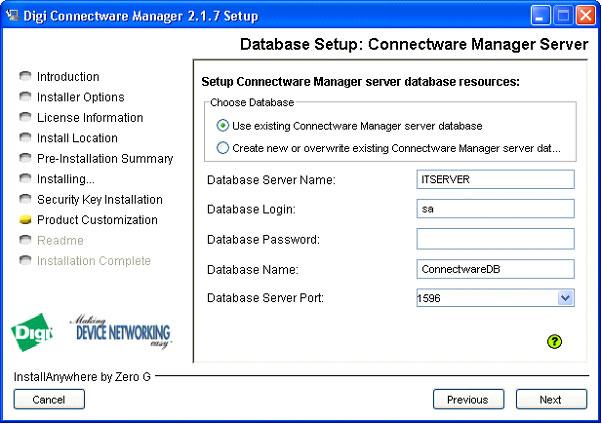 Installation 5 If an SQL Server database is not detected on your machine, a prompt is displayed asking whether you want to install MSDE. Click Yes to install MSDE.