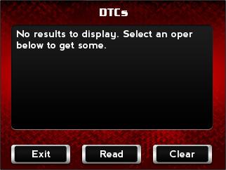WORKING WITH POWER VISION Power Vision Menus To View Stored DTC s Stored DTC s displays and allows you to clear Dealer Trouble Codes.