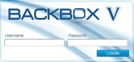 Chapter 3. Getting Started Logging In To login to BackBox: 1.