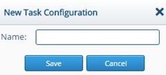 Figure 45: Task Configuration Screen Adding a New Task You can add a new task and write a task script using the Task Configuration screen. To configure a new task: 1.