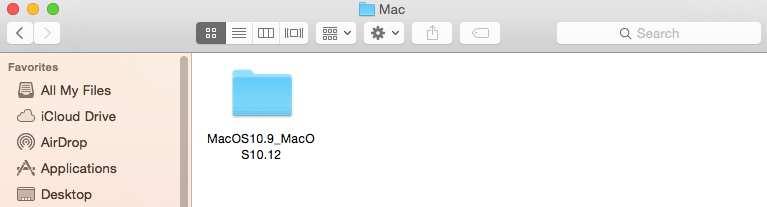 displays: 2. Browse the files and find the folder Driver > Mac 3.
