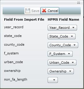 Import Step 3 Summary, Estimates, and Metadata Import Field Map Screens An Example of an urban import file An