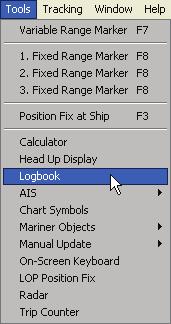 USER INTERFACE 3.4 The logbook In the CS68 system, system information and vessel movements will be automatically logged and saved to an internal database.