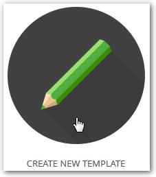 2 User Interface Preparing Templates 1. Click on CREATE NEW TEMPLATE to launch the processing wizard. 2.