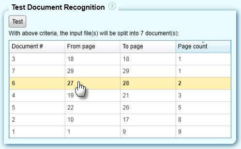 OMS-100 User Manual Click on the page numbers indicated in the "From page" and "To page" row and the selected page will be displayed in the preview pane.