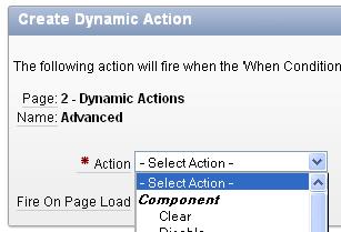 Dynamic Actions - Advanced