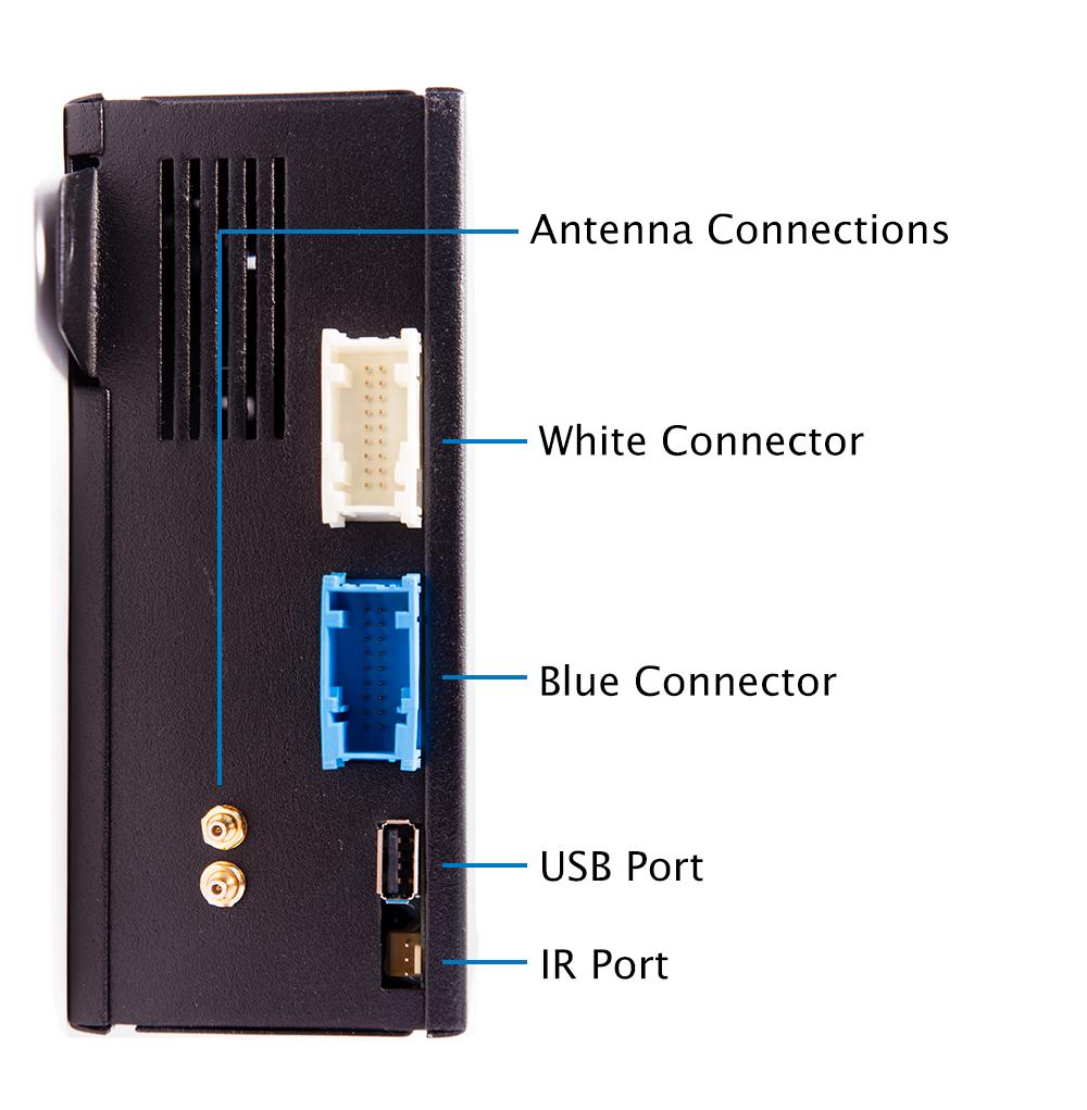 Hardware Rear Panel View Port Connection Blue connector Connects
