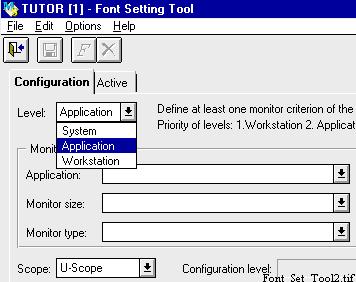 5 Configuring User Interface 1MRS751258-MUM Figure 44. The font configuration can be done in three levels: System, Application and Workstation level. 2 Define Monitor criteria.