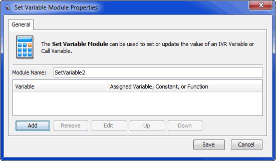 Chapter 21 Set Variable Module The Set Variable module enables you to assign specific values to variables.