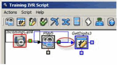 IVR Examples Creating an IVR Script 4 After you finish selecting prompts, click Save.