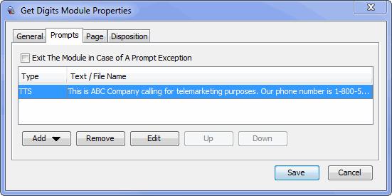 IVR Examples Creating an IVR Script for Call Recipients to Opt Out of