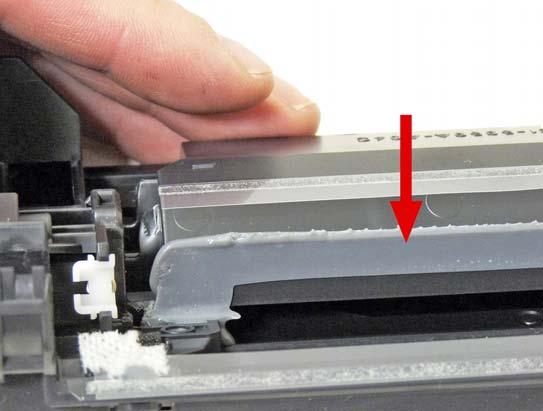Clean the felt seals on each end of the
