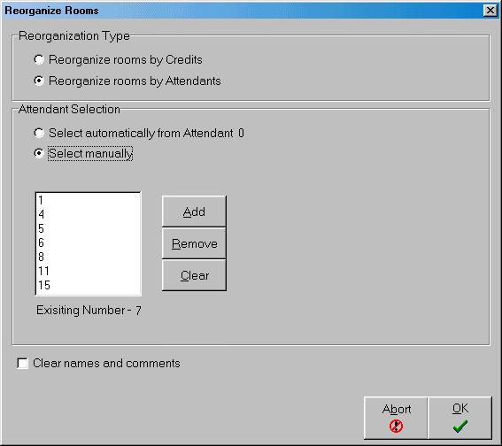 Attendants Add: Click ADD, and specify one attendant number, or a range of numbers, in the Attendant
