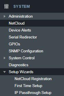 SETUP WIZARDS NETCLOUD REGISTRATION To register the router with Cradlepoint NCM you must first have an account. If you need to create an account you can signup at cradlepoint.com.