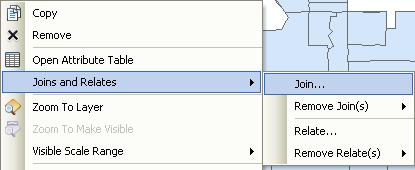 Joining Two Existing Tables (Video: Join Tables) In Arcmap, create a new map, and Add the theme demographics.shp. Open the Attribute Table. Note the fields, especially one called Blkgrp.