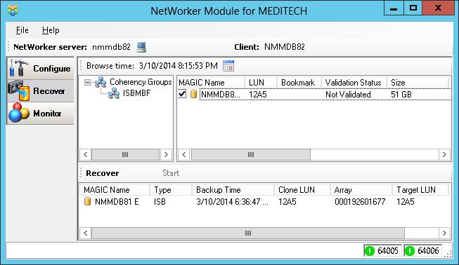 Interface Overview 3. Click OK. After you finish Select the relevant server from the NetWorker Servers list.