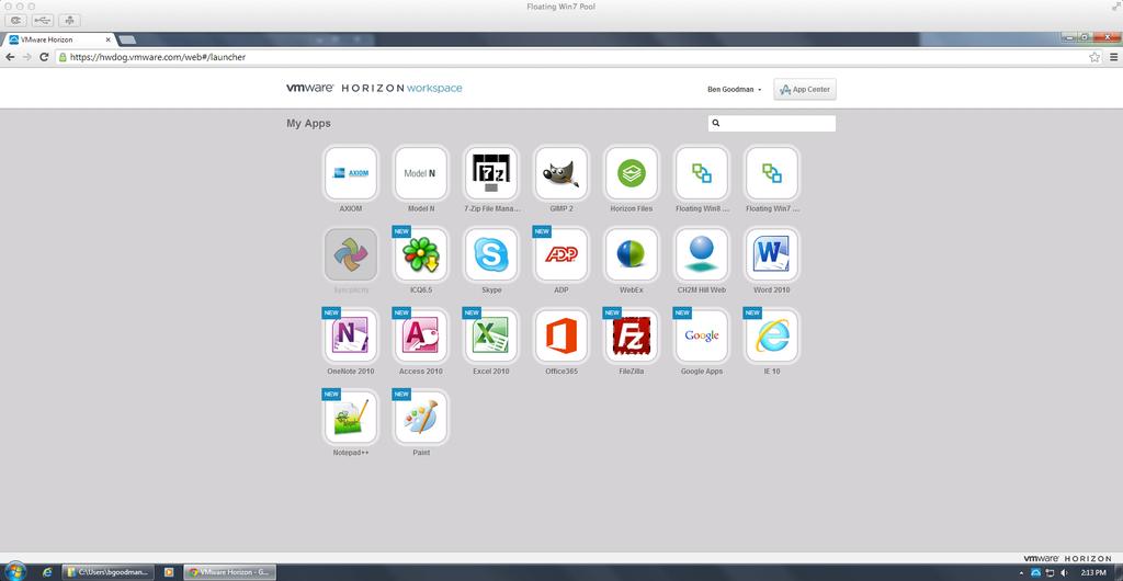 Easy Access to All Windows and Online Resources Customizable Branding Singular App Catalog Virtual Desktops SaaS