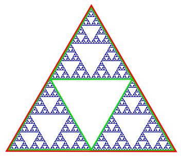 Activity 3: There are several cool looking self-similar shapes that people have come up with over the years, and recursion is a great way to draw these figures.