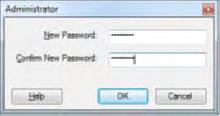 3-1-9 Access Control and User Management The Administrator level has always access and can not be disabled in the User Accounts window.