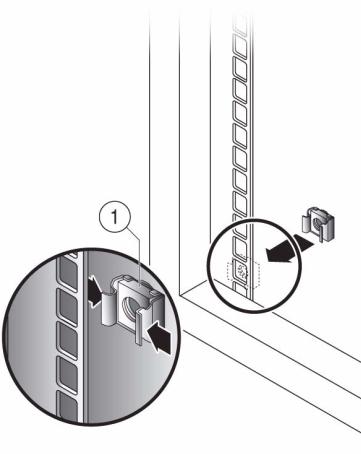 Installing a 7x20 onto the Rack Slide Rails Caution - This procedure requires a minimum of two people because of the weight of the chassis.