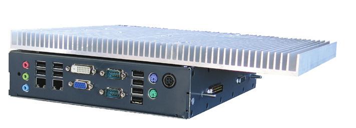 external mounting PC Available for controller Fan VGA, DVI, 2x RS232, 2x Ethernet RJ45, 4x USB 2.0, 4x USB 3.