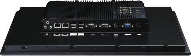 Chapter 1: Product Introduction Rear Bottom Line-in Line-out USB COM 2 Mic-in LAN 1 LAN 2 COM 1 PS/2 KB/MS Reset VGA 12V-30V DC Input Line-in Used to connect an audio device as sound source.