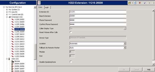 5.8. Administer Guest Phones From the configuration tree in the left pane, right-click on Extension, and select New SIP Extension from the pop-up list to add a new SIP or H.323 extension; H.