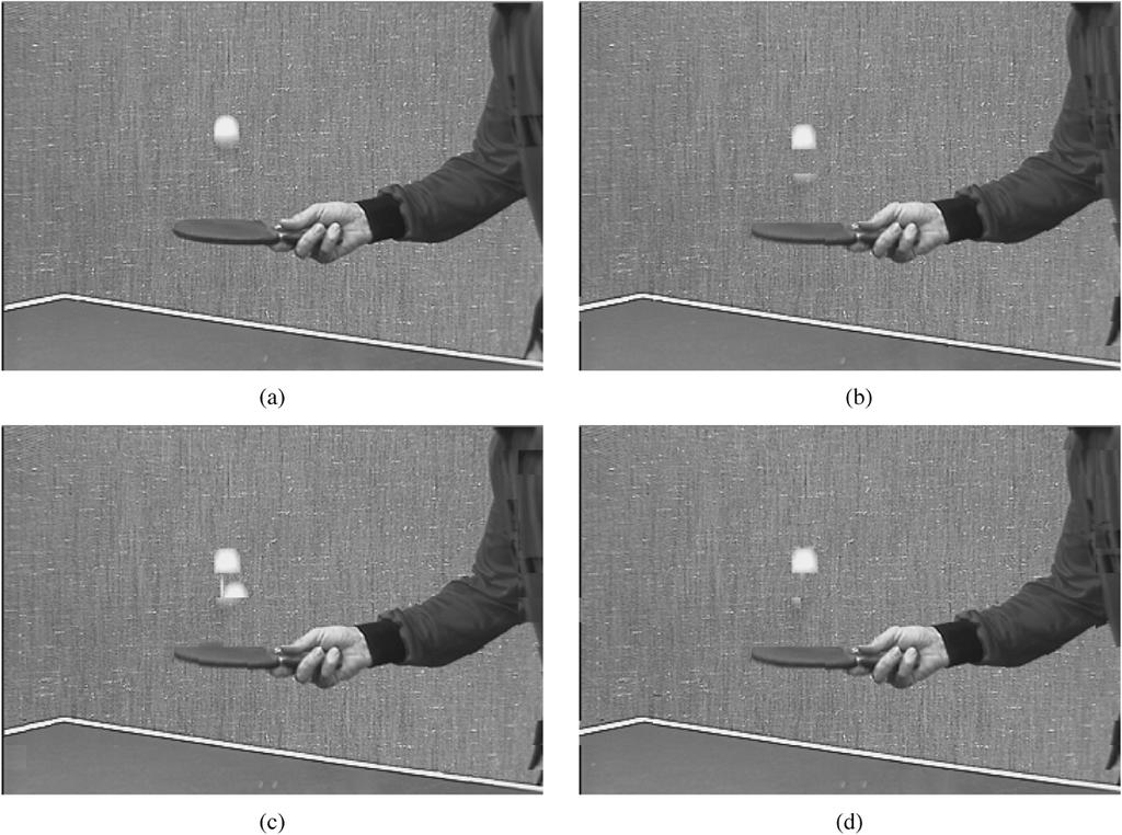 942 IEEE TRANSACTIONS ON CIRCUITS AND SYSTEMS FOR VIDEO TECHNOLOGY, VOL. 15, NO. 7, JULY 2005 Fig. 2. Sample results for the tennis test sequence, with a block size of 16 2 16 and a search range of 16 pixels.