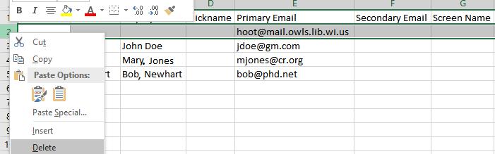 us or mail.nfls.lib.wi.us contacts (these will all be in the global address book and also will all be changing soon anyway).