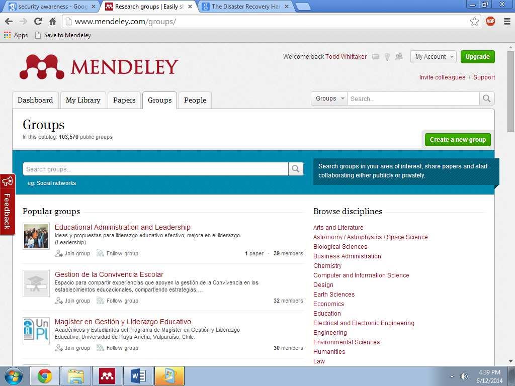Step 4: Web Sources Step 4: Web Sources Drag this into your bookmarks toolbar. Click it on a web page to insert a reference into your Mendeley library. Sync the desktop and cite. Example of books.