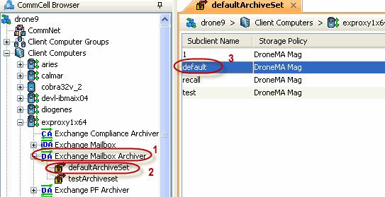 Page 116 of 245 UNDERSTANDING THE COMMCELL CONSOLE The Exchange Mailbox Archiver idataagent uses the following logical entities to manage archive and recovery operations from the CommCell Console.