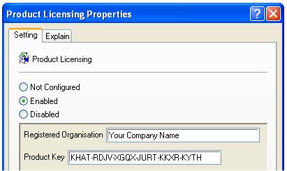 13. For instance, to configure the license settings select Product Licensing, right click and select Properties 14.
