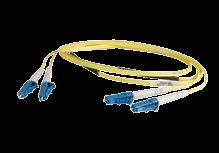 Two-Fiber Cable Assemblies Zipcord, DUAL-Link and Ribbon cables are used to meet the requirements for two-fiber cable assemblies, utilizing SC, FC, ST and LC connectors.