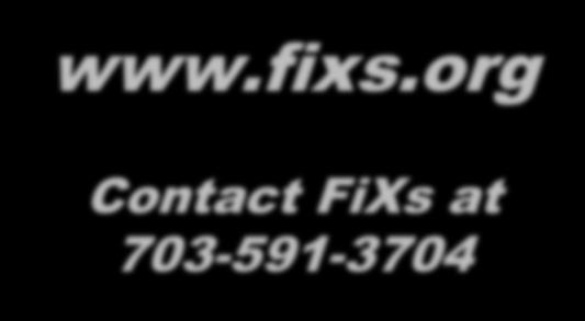 Visit the FiXs website www.fixs.