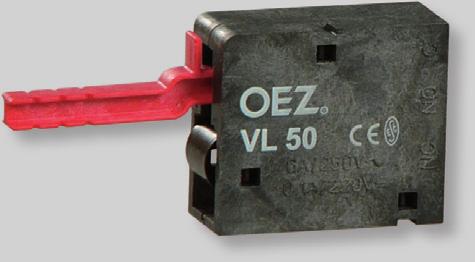 fuse-link state. Connection is performed by means of sleeves on flat connector wide.8 mm. Order Weight Package code [kg] [pcs] VL0 OEZ:08 0.