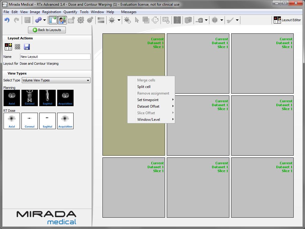Custom Layouts Custom layouts may be created from the Tools menu by selecting Layout Editor. The New Layout window will appear.