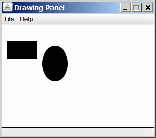 Graphics "Pen" or "paint brush" objects to draw lines and shapes Access it by calling getgraphics on your DrawingPanel.