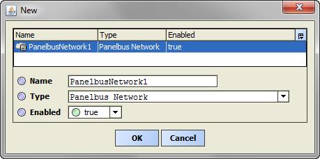 EAGLEHAWK PANELBUS DRIVER USER GUIDE 5. In Name, change the name of the network if desired, and then click OK.
