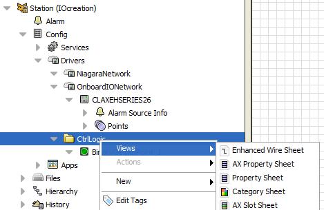 USER GUIDE EAGLEHAWK PANELBUS DRIVER Create Datapoint via Context Menu Datapoints can be created in: individual folders the points folder points objects Procedure 1. Create an individual folder, e.g.