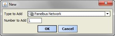 USER GUIDE EAGLEHAWK PANELBUS DRIVER 2. On the right pane, click New. The New dialog box displays. 3.
