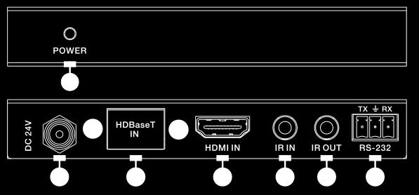 CONNECTING 4 HDMI In: Connect AND to OPERATING HDMI source device such as Blu-ray pr PS4 player. 5 1) IR Connect In: Channel the HDMI 2 IR input Receiver.