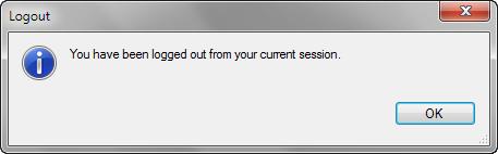2.2 What Happens at Runtime: How the Web Application Session is Terminated After the logout method is invoked, a dialog appears informing users that they have logged out of the current session.
