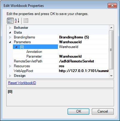 Passing Parameter Values from a Fusion Web Application Page to a Workbook It may be helpful to have an understanding of how to pass parameter values from the Fusion web application to the integrated