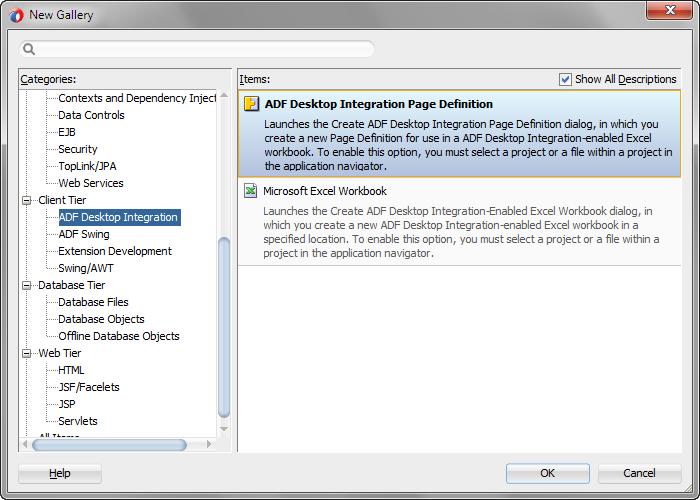 Working with Page Definition Files for an Integrated Excel Workbook 2.