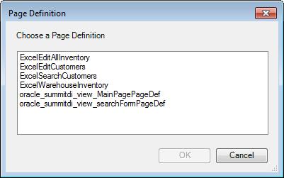 Figure 4-5 shows the ViewController project in the Applications window. Figure 4-5 adfdi-workbook.xlsx in Applications window 4.3.