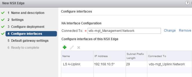 Chapter 4 NSX Routing HA Interface Is not created as a DLR logical interface capable of routing. It is only a vnic on the Control VM.