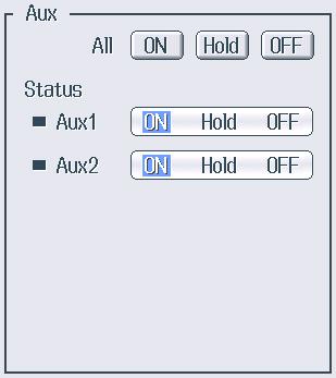 Select the setup method of the NULL feature (All, Select). If you select All, the NULL feature is turned on for all the input signals that you can use this screen to set.