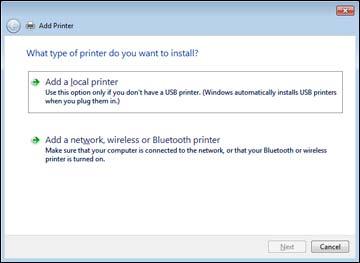 Bluetooth printer.