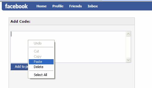 Facebook Log in to your Facebook page.