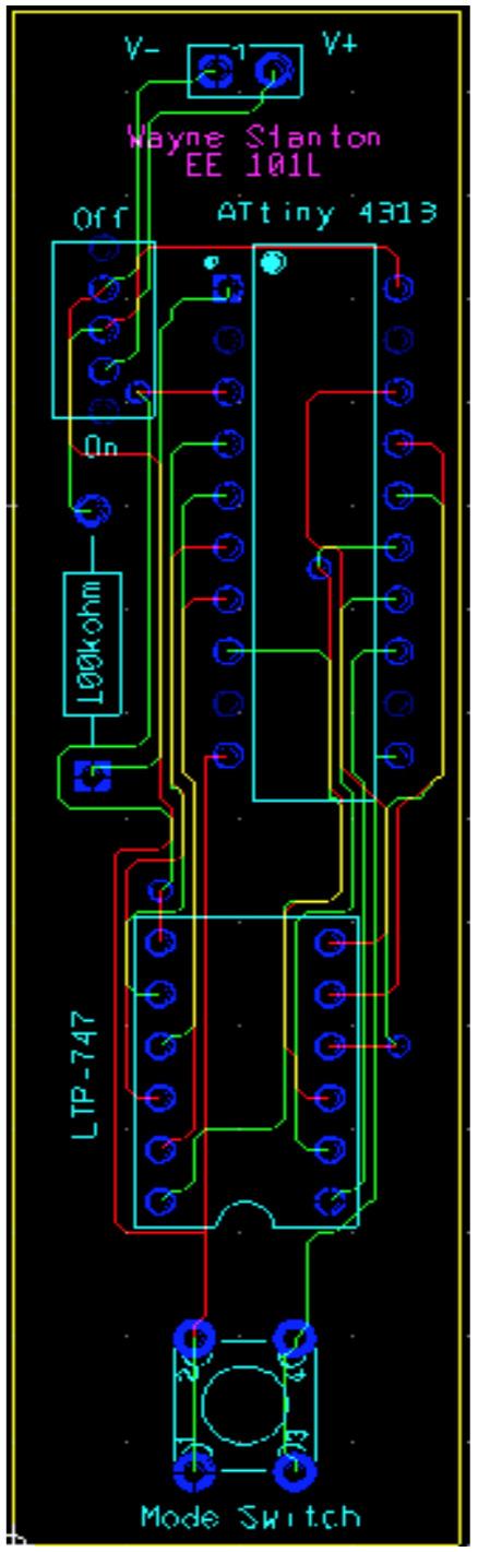 It can be done with this board but most likely in the future you ll be designing boards that are too complex for that. Instead, we will let the software route them automatically for us.
